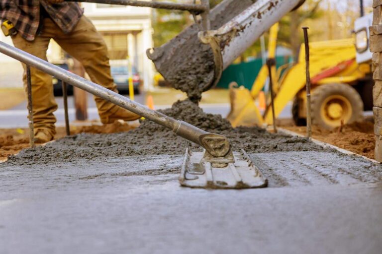 Workers install durable, energy-efficient wall materials on a home during cold-weather construction.